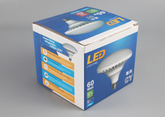 Gerecycleerde Rechthoekige Vouwende Document Verpakkende Vakjes Vlek UV voor LEIDENE Lichten Verpakking