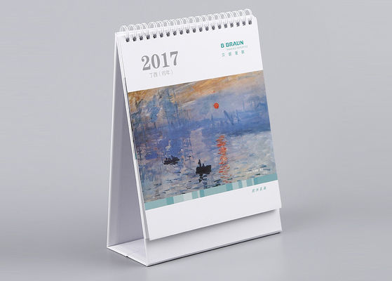 Het artistieke Kraftpapier-Document Vriendschappelijke Materiaal van Eco van de Bureaukalender voor Nieuwjaargift