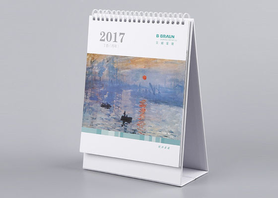 Het artistieke Kraftpapier-Document Vriendschappelijke Materiaal van Eco van de Bureaukalender voor Nieuwjaargift