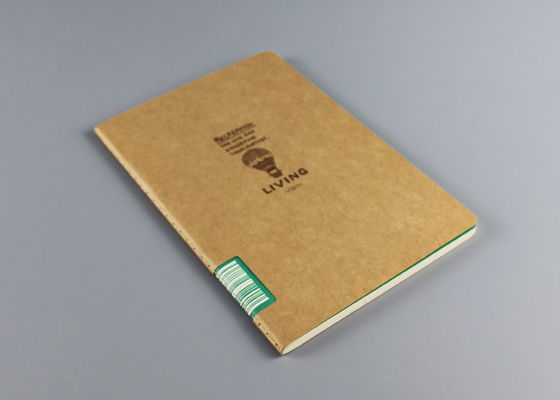 A5 het Notitieboekjedekking van Kraftpapier 3x5, Draad - O die Leuke Boek met harde kaftnotitieboekjes binden
