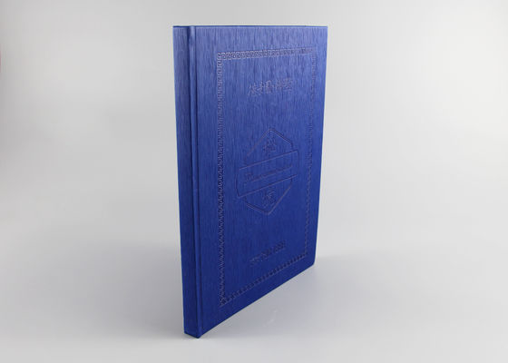 Perfect Bindend A4-Boek met harde kaftnotitieboekje, Dagboek van Leer het Grote Hardcover met Debossed-Patroon