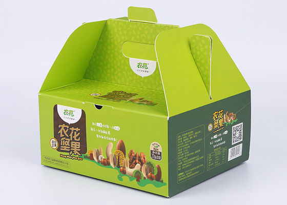 Haal Groenboek Verpakkingsvakjes Glanzende Laminering en Zachte Vouw voor Voedsel Verpakking weg